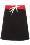 MIU MIU MIU MIU DRAWSTRING MINI SKIRT