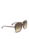 GUCCI SQUARED OVERSIZED SUNGLASSES