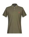 Aspesi Polo Shirts In Military Green