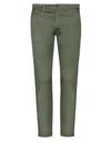 Re-hash Re_hash Man Pants Military Green Size 30 Cotton, Lyocell, Elastane In Green