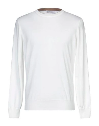 Brunello Cucinelli Sweater In White