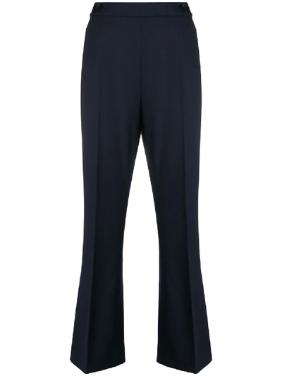 Marni Flared Trousers In 蓝色