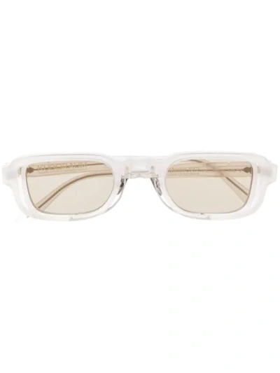 Kuboraum Rectangular-frame Sunglasses In White