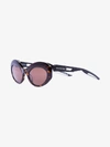 BALENCIAGA BROWN TORTOISESHELL CAT EYE SUNGLASSES,BB0053S00214526216