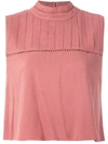 Olympiah Hagia Cropped Top In Pink