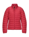 Parajumpers Down Jackets In Brick Red