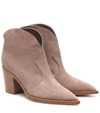 GIANVITO ROSSI NEVADA SUEDE ANKLE BOOTS,P00434660