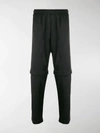 FENDI LOGO-STRIPE DETACHABLE-LEG TROUSERS,FAB549AAY214670652