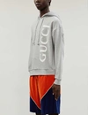 GUCCI Logo-print cotton-jersey drawstring hoody