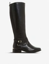 DUNE TRUE DOUBLE-STRAP LEATHER KNEE-HIGH BOOTS,942-10105-0089506690001484