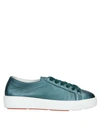 Santoni Sneakers In Green