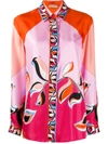 Emilio Pucci Floral Print Shirt In Pink