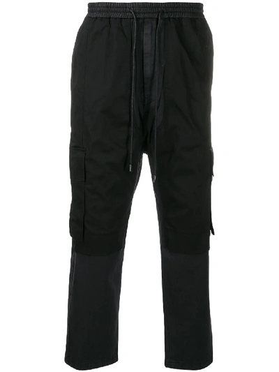 Juunj Cargohose Mit Kordelzug In Black