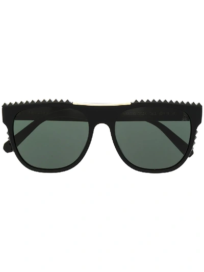 Philipp Plein Spike Stud Sunglasses In 黑色