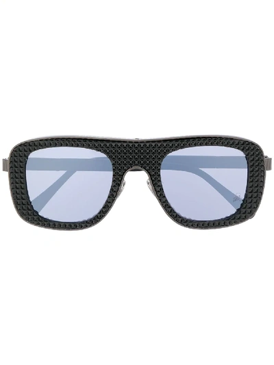 Philipp Plein Spike-stud Oversize Sunglasses