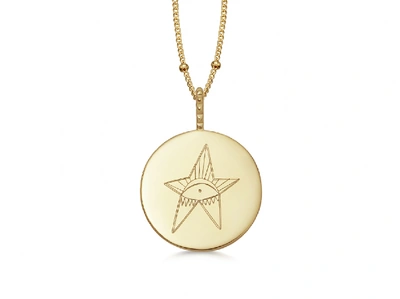 Missoma Stargazer Pendant Necklace 18ct Gold Plated Vermeil