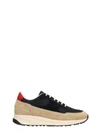 COMMON PROJECTS TRACK CLASSIC SNEAKERS IN BLACK SUEDE AND FABRIC,11155574