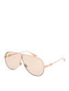 DIOR DIORCAMP LIGHT PINK AVIATOR SUNGLASSES