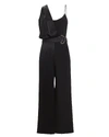 CUSHNIE Crepe & Satin Wide Leg Jumpsuit,060043454550