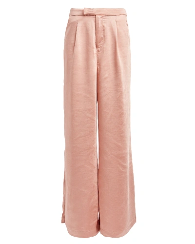 Atoir Take The Lead Satin Trousers In Pink
