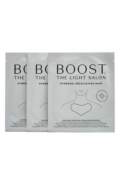The Light Salon Hydrogel Décolletage Mask, 3 X 12g - One Size In Colorless