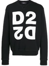 DSQUARED2 DOUBLE D2 LOGO SWEATSHIRT