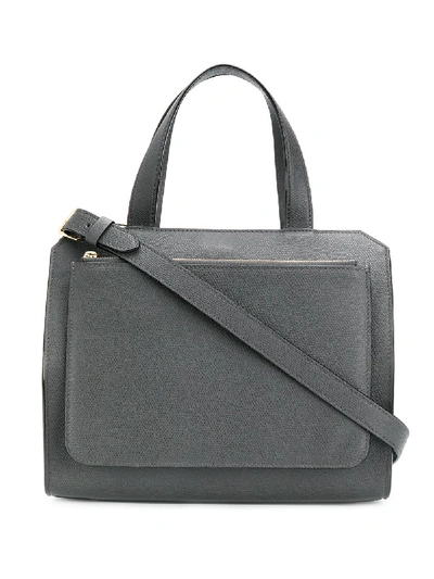 Valextra Passepartout Tote In Grey