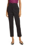 REBECCA TAYLOR OTTOMAN NOTCH WAIST ANKLE TROUSERS,819254P365