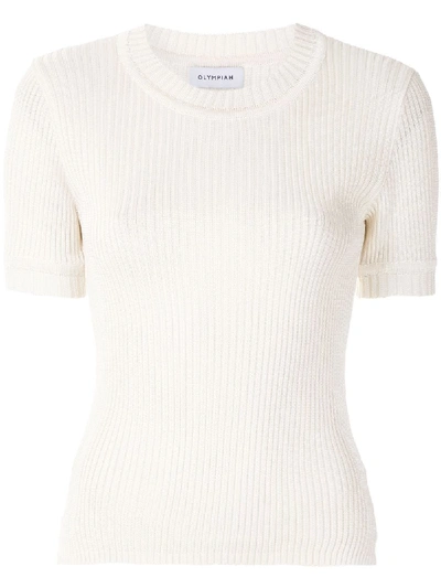 Olympiah Margose Knit Blouse In White