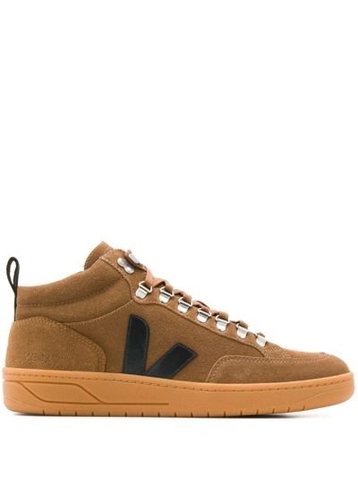 Veja Roraima Suede Mid-top Trainers In Brown