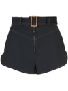 ELLERY MONUMENTAL CONTRAST STITCHING SHORTS