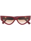 VALENTINO ROCKSTUD CAT-EYE FRAME SUNGLASSES