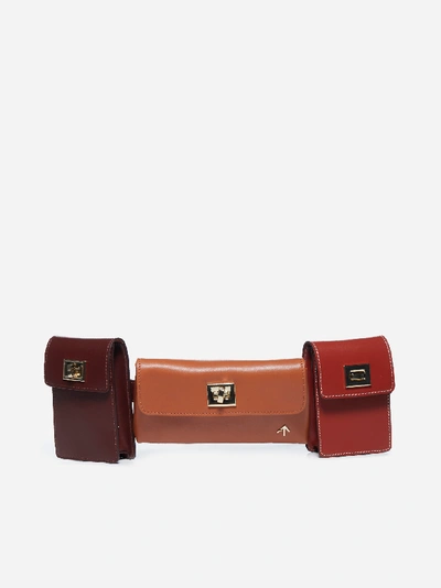 Manu Atelier Tech Bag Fanny-pack Leather Bag