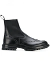 TRICKER'S LEATHER ANKLE BOOTS