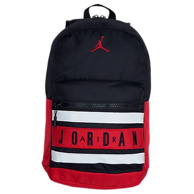 Nike Jordan Jumpman Taping Backpack In Black/red