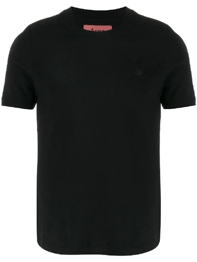 Acne Studios Logo Patch T-shirt In Black