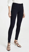 L Agence Marguerite High-rise Skinny Jeans In Dark Graphite