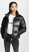 ONE BY LAMARQUE IRIS LEATHER PUFFER
