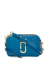Marc Jacobs The Softshot 21 Shoulder Bag In Blue Leather In Blue