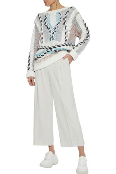 3.1 Phillip Lim / フィリップ リム Pleated Twill Wide-leg Pants In Off-white