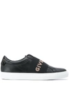 Givenchy Urban Street Black Logo Sneakers In Black