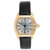 CARTIER ROADSTER 18K YELLOW GOLD SILVER DIAL MENS WATCH W62005V2,d76a8132-8cf9-bc3a-fc1a-7e654af35dc6