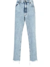 DUO PALE BLUE STRAIGHT LEG JEANS,FW19DUO306-87