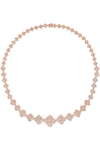 ANITA KO FLOWER ETERNITY 18-KARAT ROSE GOLD DIAMOND NECKLACE