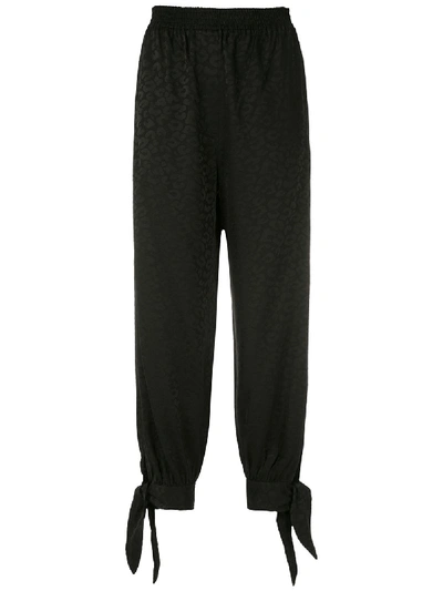 Nk Nara Jacquard Joggers In Black