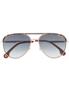 CARRERA AVIATOR-STYLE SUNGLASSES