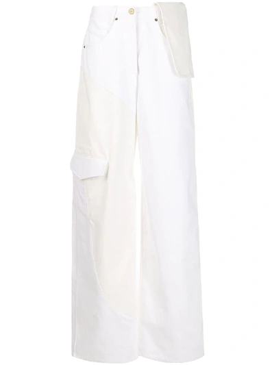 Jacquemus Nîmes Wide-leg Jeans In White