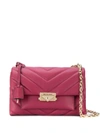 Michael Michael Kors Quilted Shoulder Bag In Pink