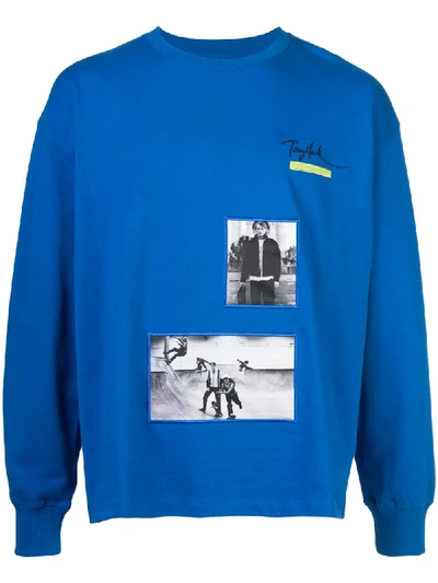 Tony Hawk Signature Line Photo Print T-shirt In Blue