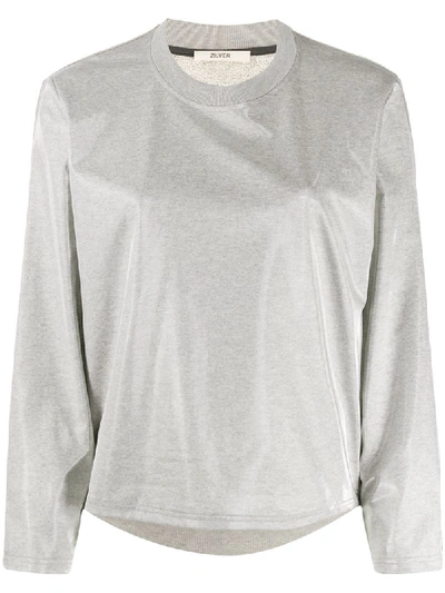 Zilver 'aqua' Sweatshirt In Grey